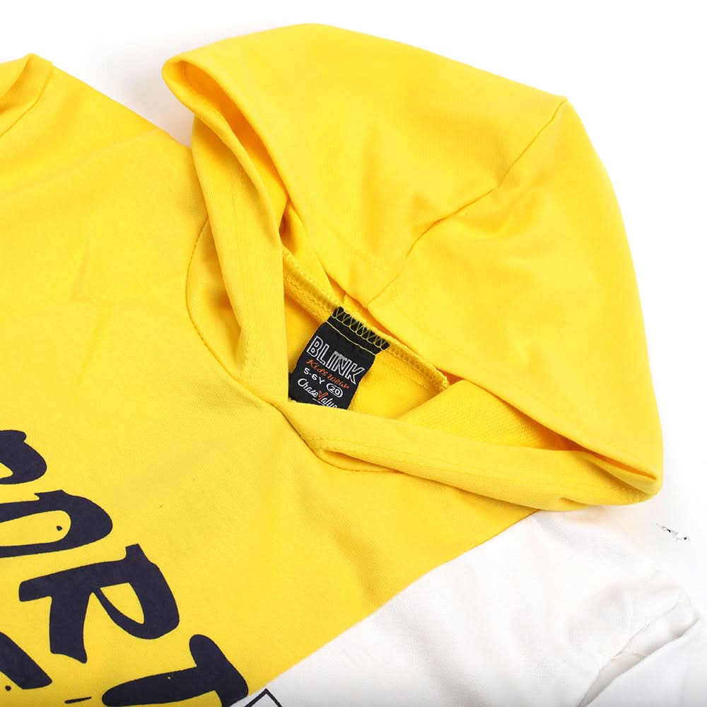 Boys Full Sleeves Hoodie - Yellow, Boys Hoodies & Sweat Shirts, Chase Value, Chase Value