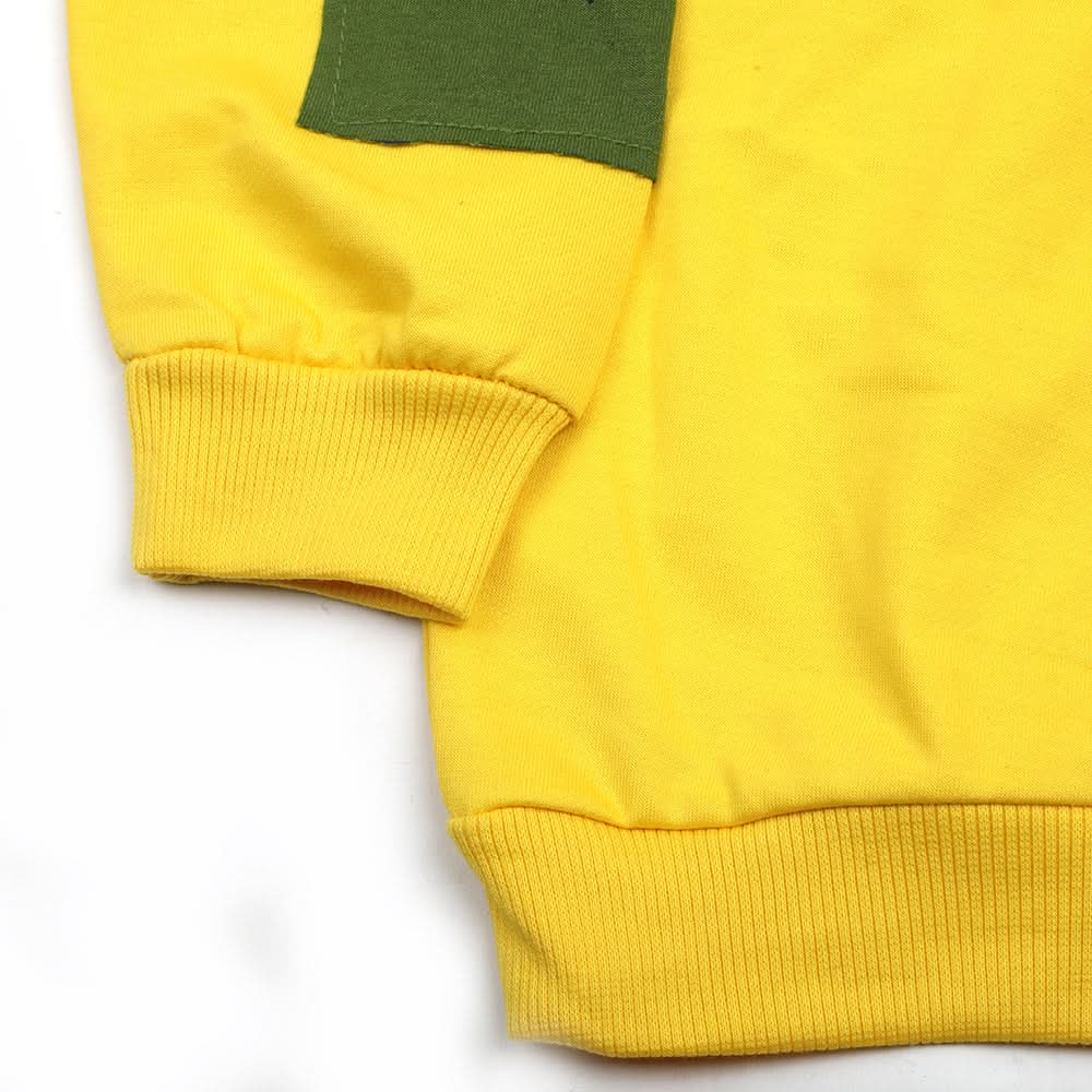 Boys Full Sleeves Hoodie - Yellow, Boys Hoodies & Sweat Shirts, Chase Value, Chase Value