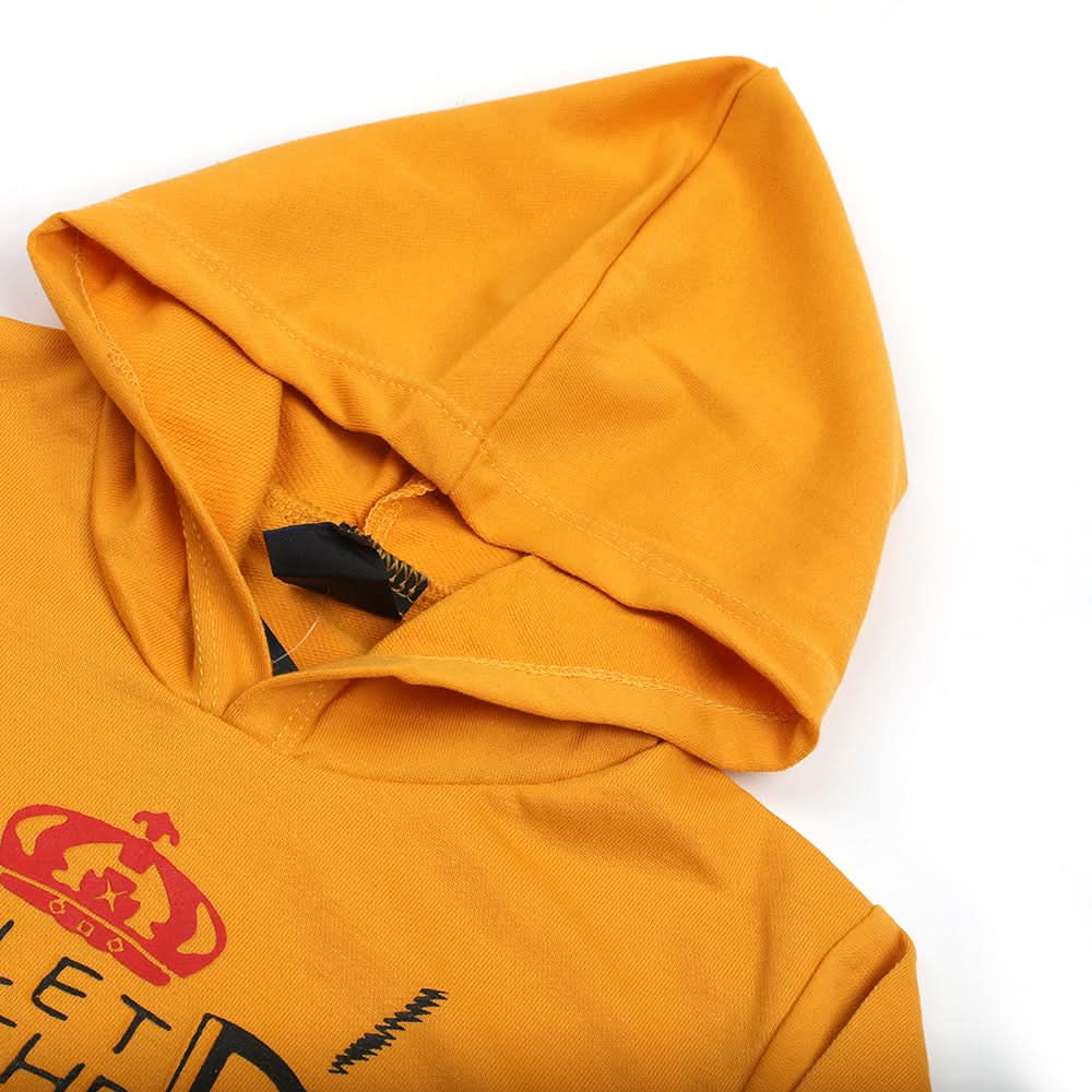 Boys Full Sleeves Hoodie - Mustard, Boys Hoodies & Sweat Shirts, Chase Value, Chase Value