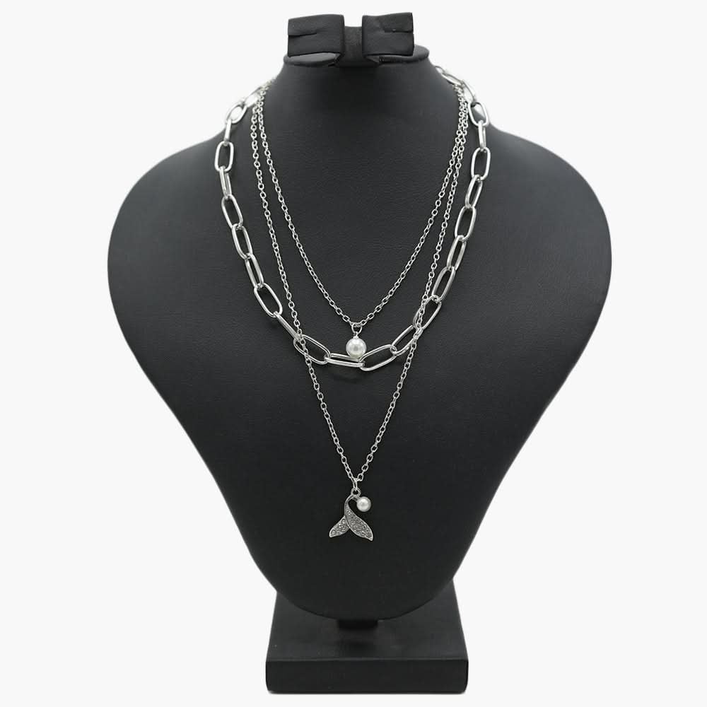Girls Metal Mala - Silver, Girls Jewellery Sets, Chase Value, Chase Value