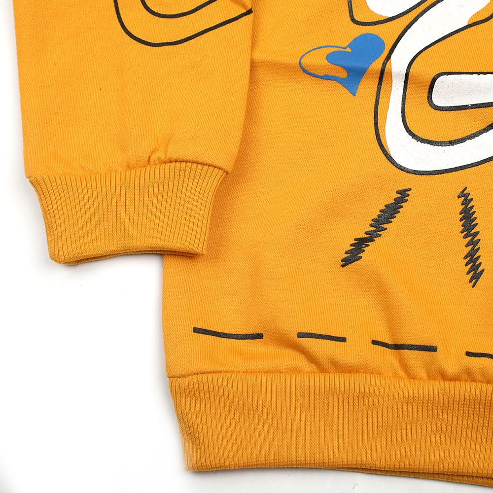 Boys Full Sleeves Hoodie - Mustard, Boys Hoodies & Sweat Shirts, Chase Value, Chase Value