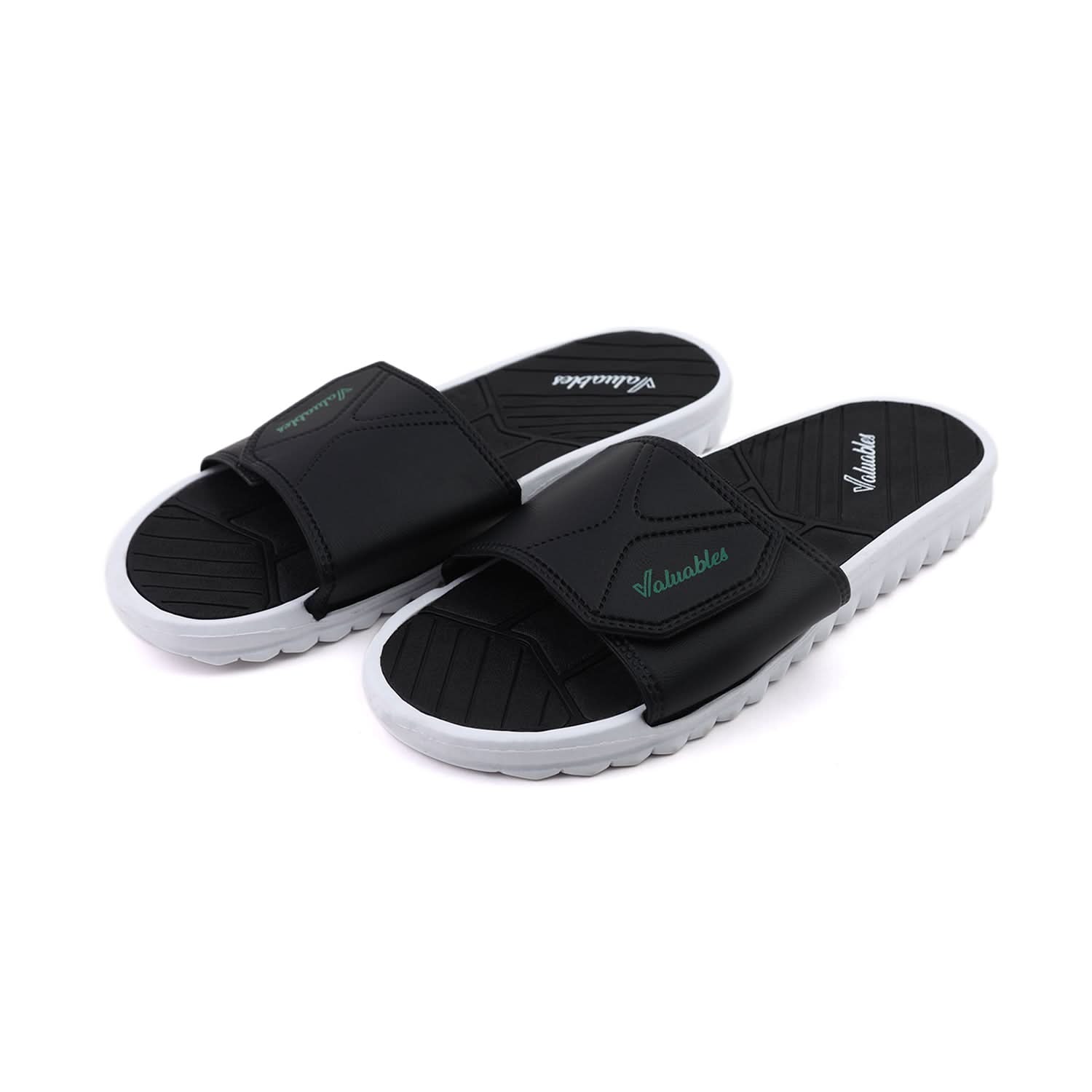 Valuable Open-toe Men's Slider - Black, Men's Slippers, Chase Value, Chase Value