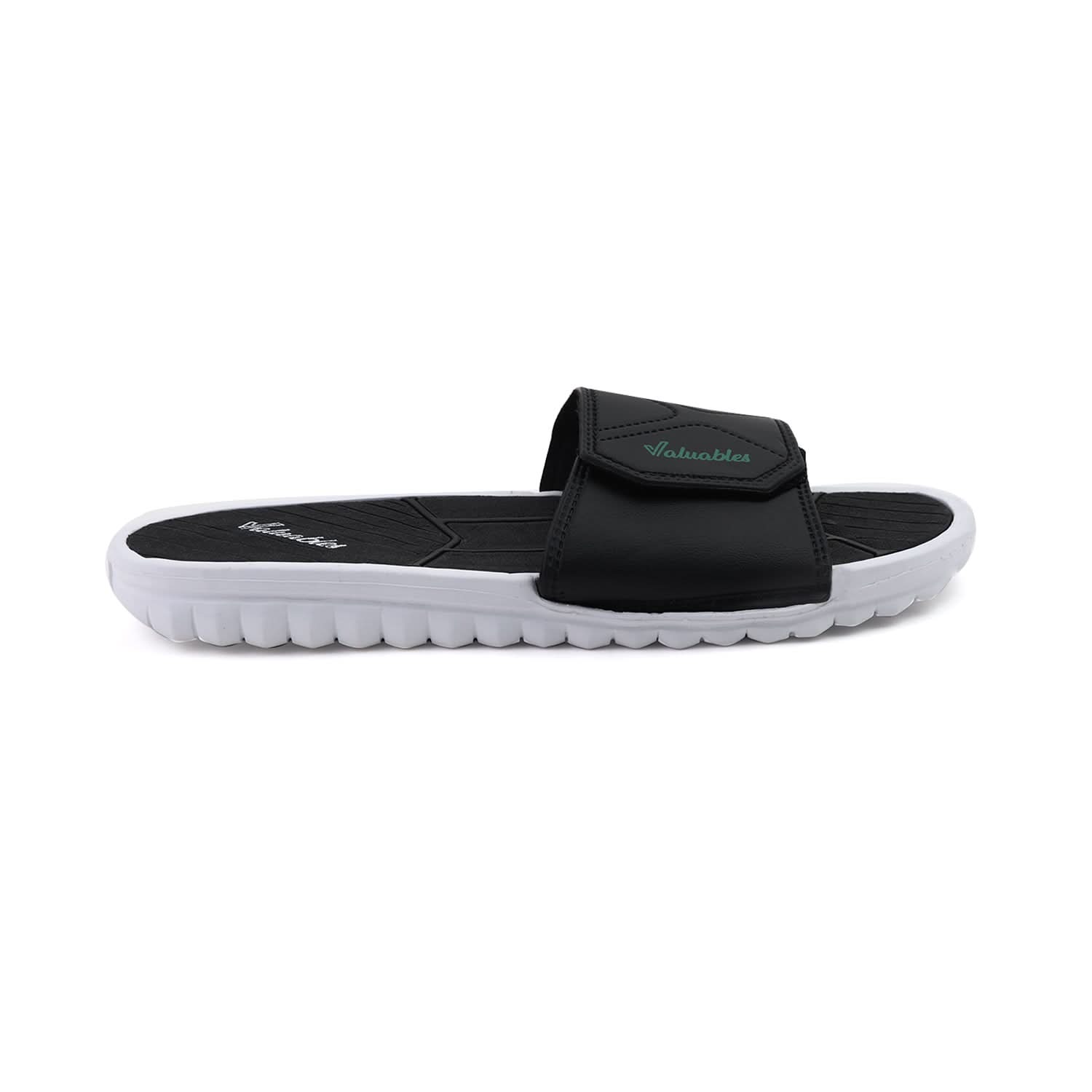 Valuable Open-toe Men's Slider - Black, Men's Slippers, Chase Value, Chase Value