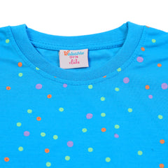 Girls Half Sleeves T-Shirt - Blue