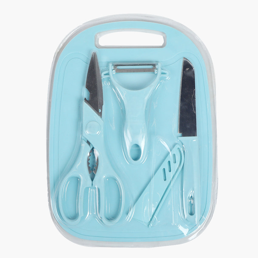 Kitchen Tool Set Pack of 5 - Sky Blue, Kitchen Tools & Accessories, Chase Value, Chase Value