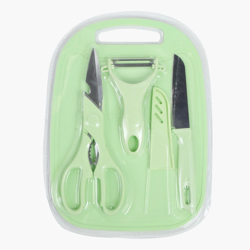 Kitchen Tool Set Pack of 5 - Green, Kitchen Tools & Accessories, Chase Value, Chase Value