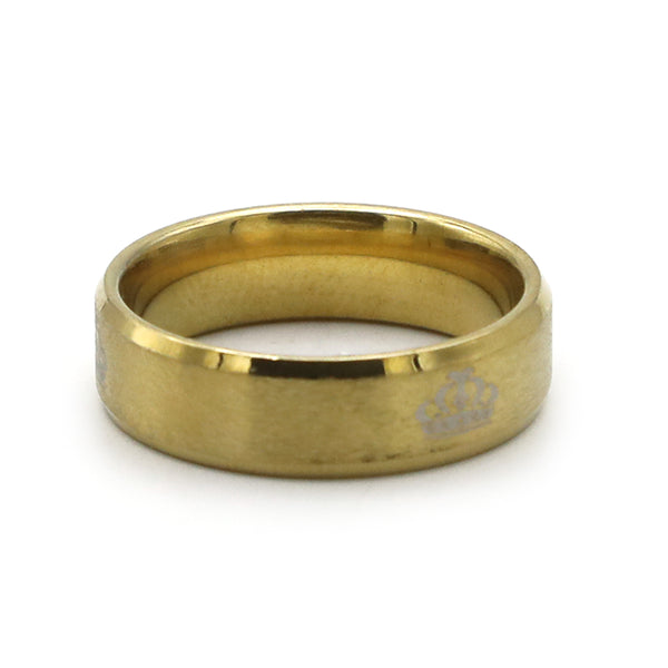 Men's Stainless Steel Ring - Golden