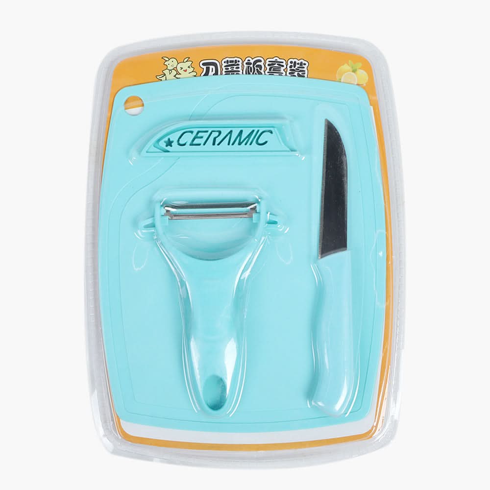 Kitchen Tool Set Pack of 3 - Sky Blue, Kitchen Tools & Accessories, Chase Value, Chase Value