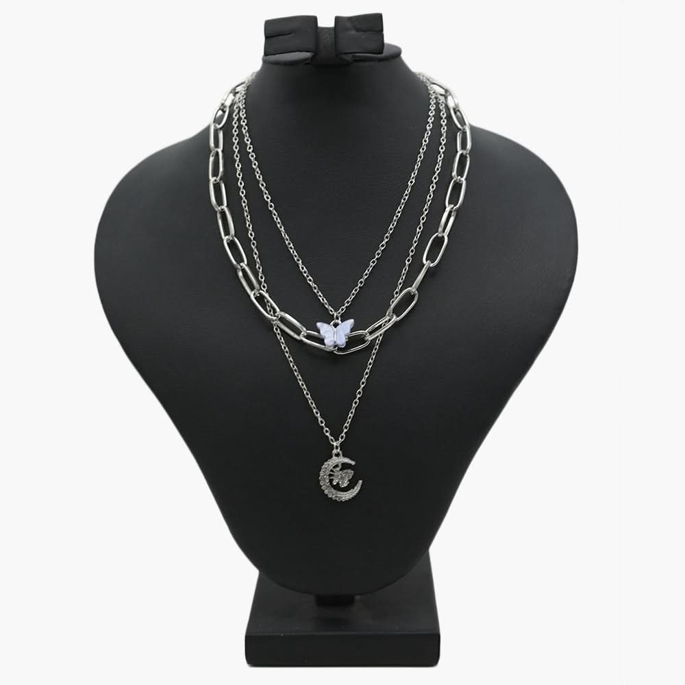Girls Metal Mala - Silver, Girls Jewellery Sets, Chase Value, Chase Value