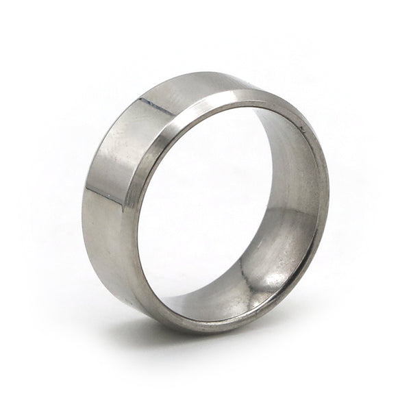 Men's Stainless Steel Ring - Silver