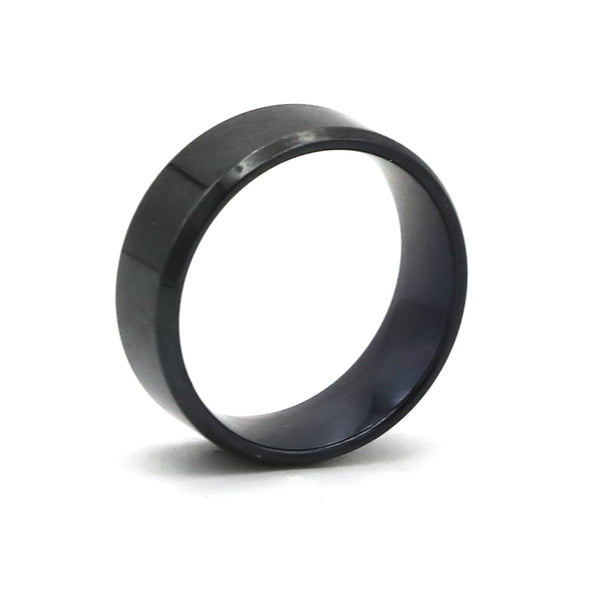 Men's Stainless Steel Ring - Black