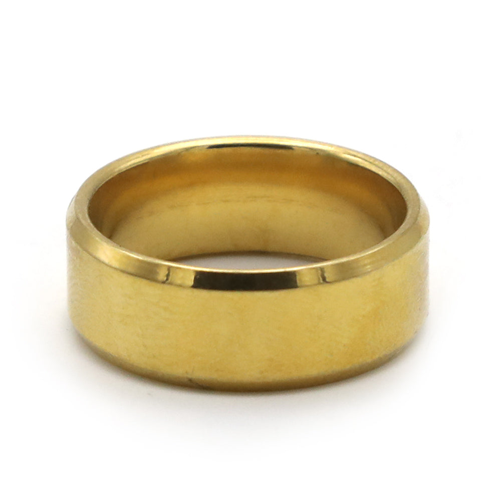 Men's Stainless Steel Ring - Golden, Men's Jewellery, Chase Value, Chase Value
