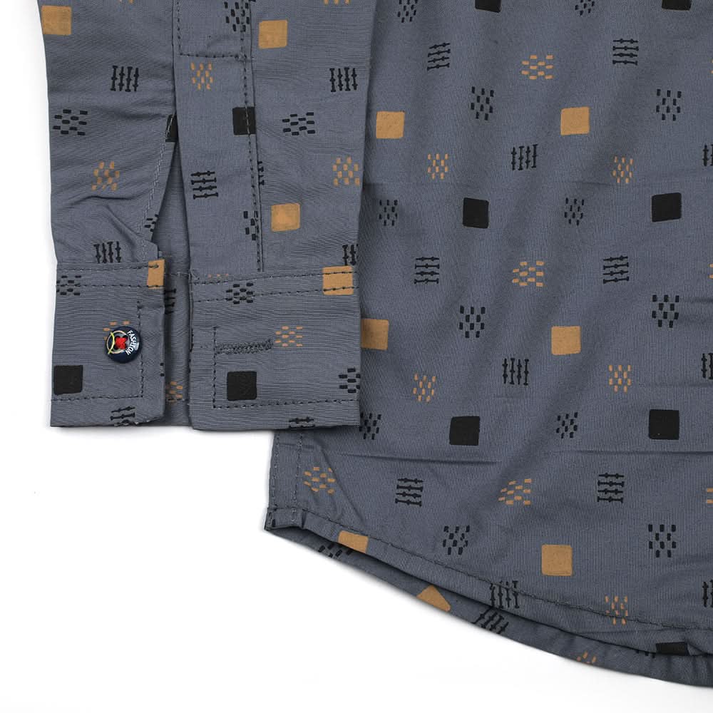 Boys Full Sleeves Shirt - Dark Grey, Boys Shirts, Chase Value, Chase Value