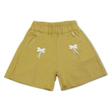 Girls Cotton Shorts - Mehandi, Girls Shorts Skirts, Chase Value, Chase Value