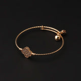 Girls Fancy Steel Kara - Golden, Girls Bangles & Bracelet, Chase Value, Chase Value