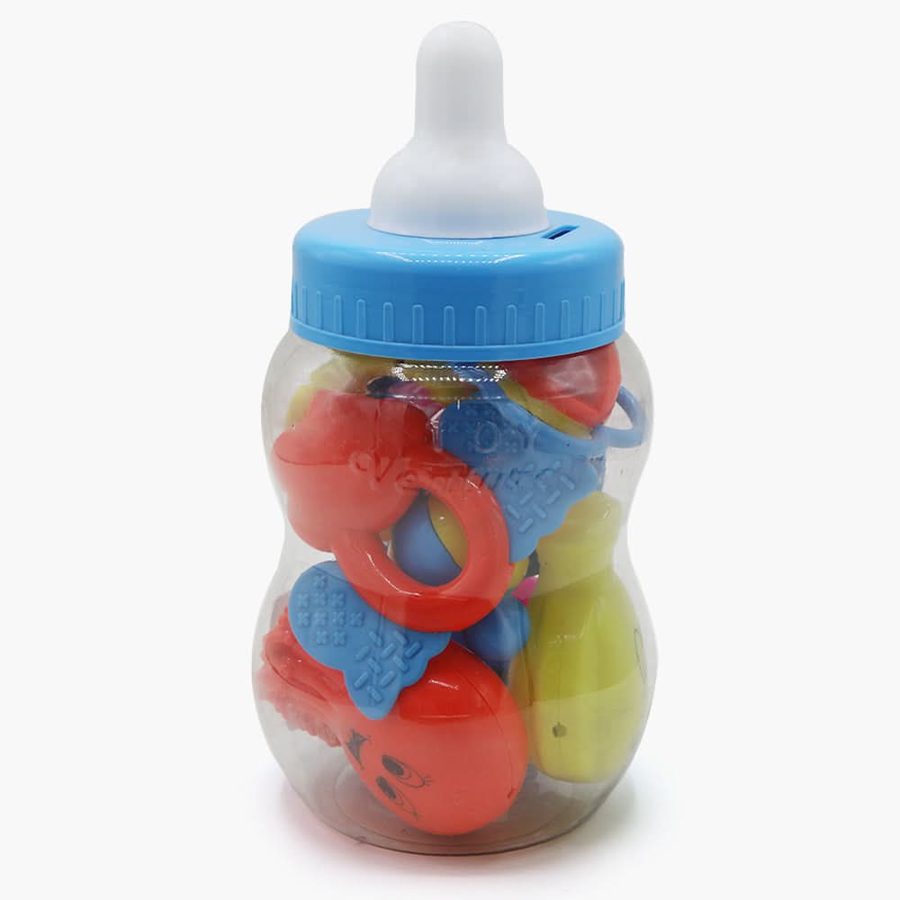 Rattle Set Small Feeder - Blue, Feeding Supplies, Chase Value, Chase Value