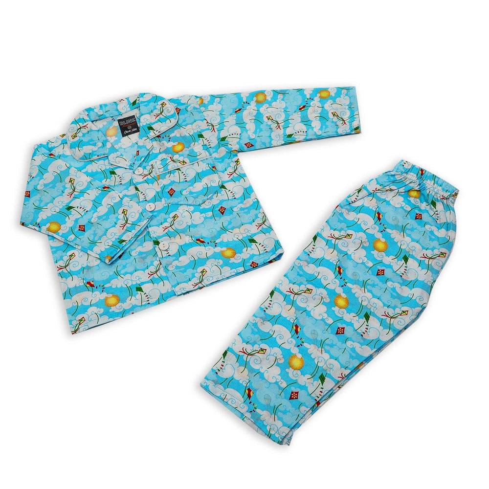 Girls Full Sleeves Night Suit - Multi Color, Girls Suits, Chase Value, Chase Value