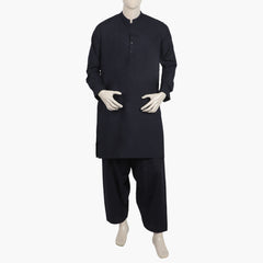 Eminent Men's Kurta Plain Shalwar Suit - Sky Blue