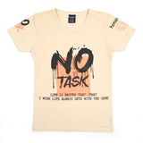 Boys Half Sleeves T-Shirt - Fawn, Boys T-Shirts, Chase Value, Chase Value