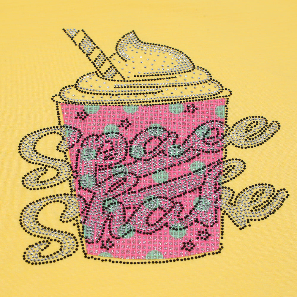 Girls Tight Half Sleeves Suit - Yellow, Girls Suits, Chase Value, Chase Value