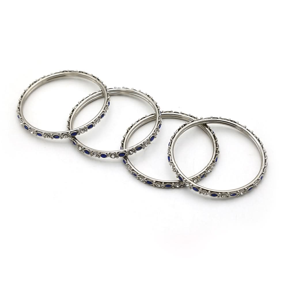 Silver Bangles & Bracelets for Women's - Blue, Women Bangles & Bracelets, Chase Value, Chase Value