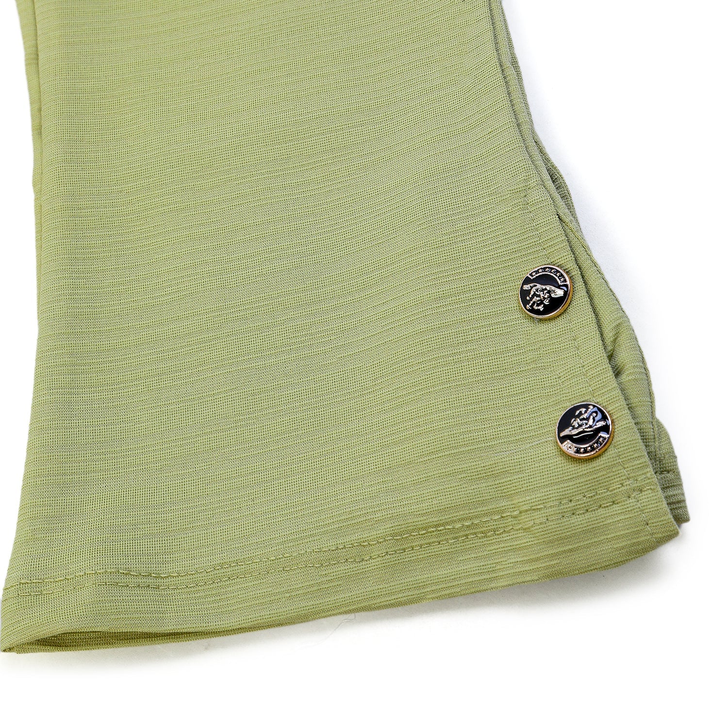 Girls Tight Half Sleeves Suit - Olive Green, Girls Suits, Chase Value, Chase Value