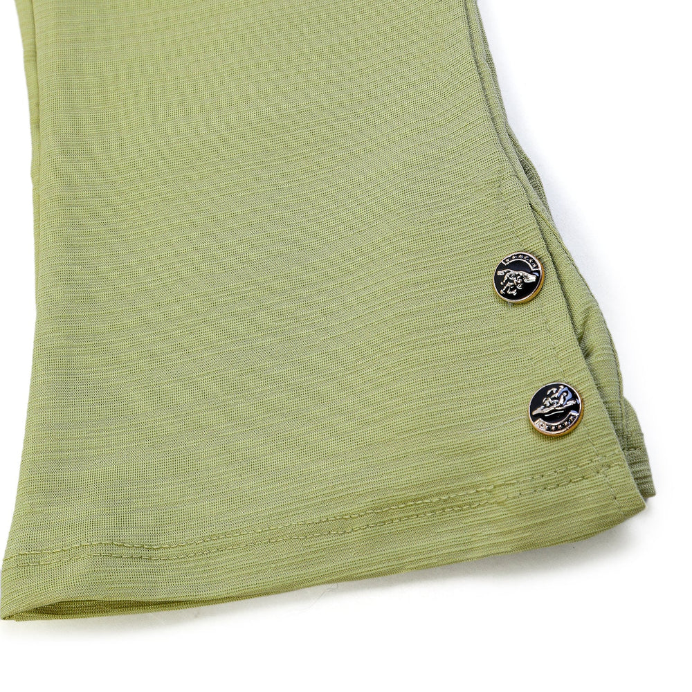 Girls Tight Half Sleeves Suit - Olive Green, Girls Suits, Chase Value, Chase Value