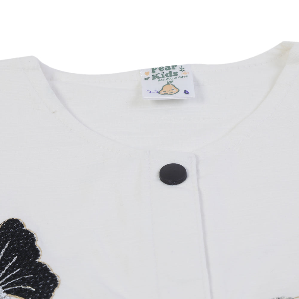 Girls Tight Half Sleeves Suit - Black, Girls Suits, Chase Value, Chase Value