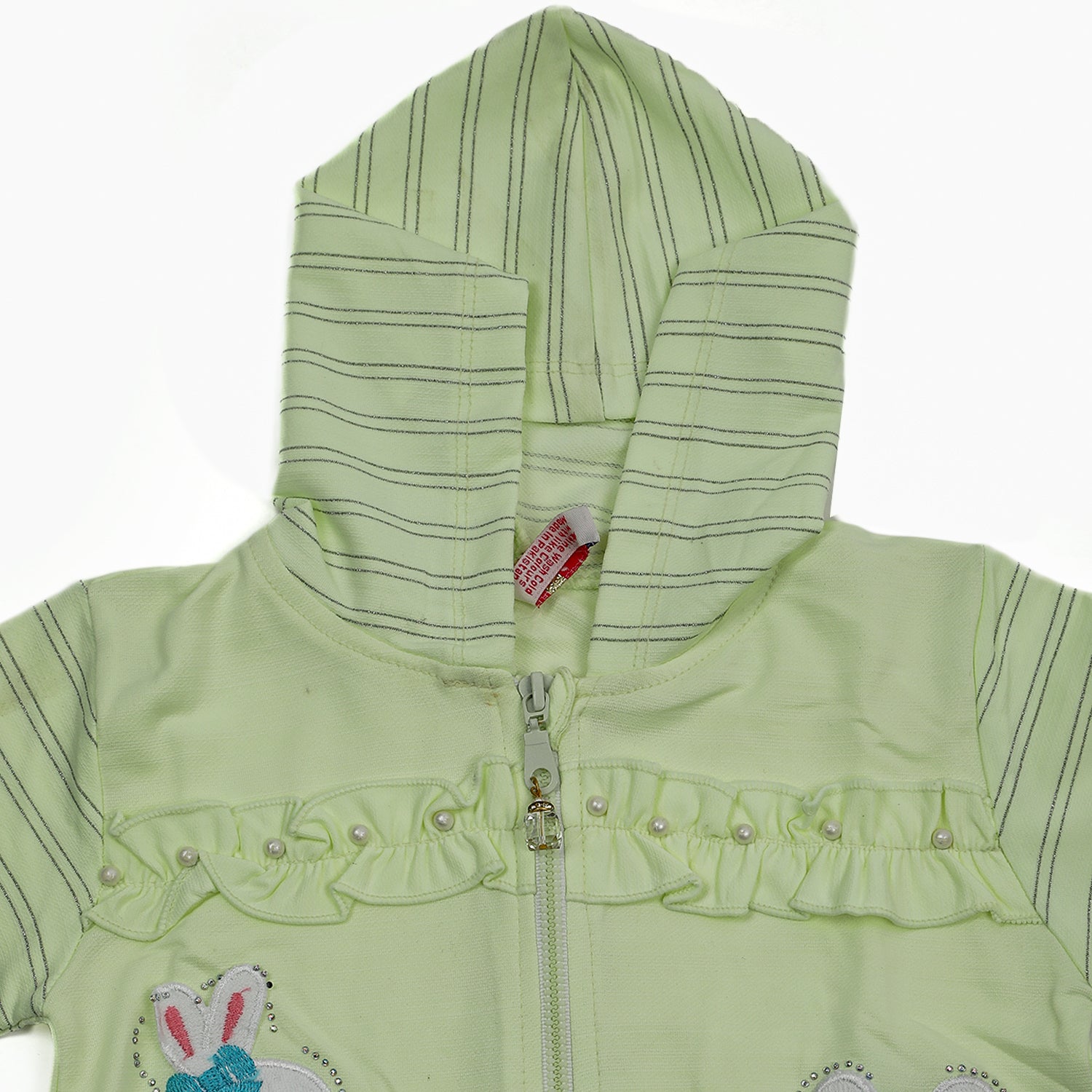 Girls Full Sleeves Tight Suit - Lime Green, Girls Suits, Chase Value, Chase Value