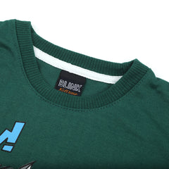 Boys Full Sleeves T-Shirt - Dark Green