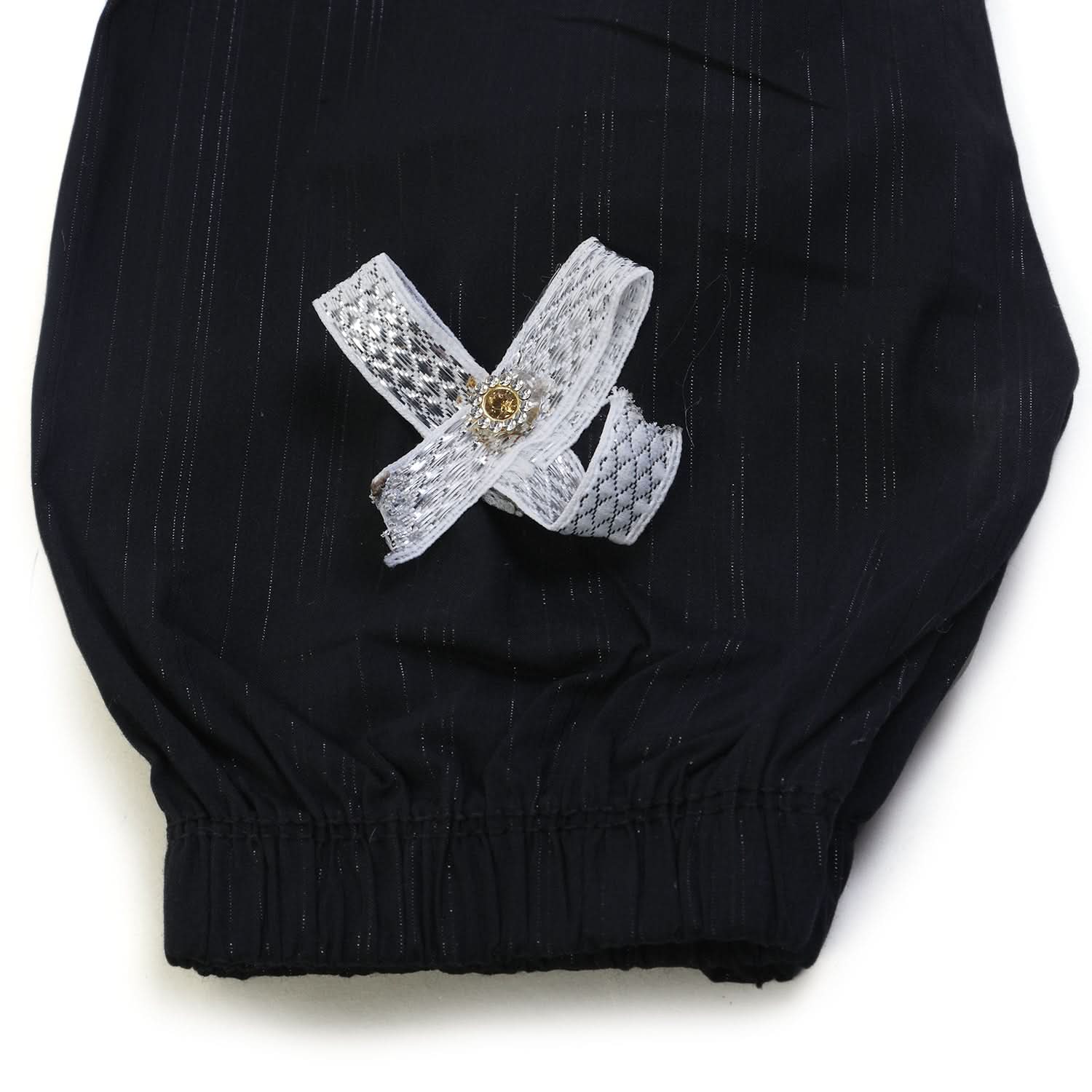 Girls Half Sleeves 3Pcs Suit - Black, Girls Suits, Chase Value, Chase Value