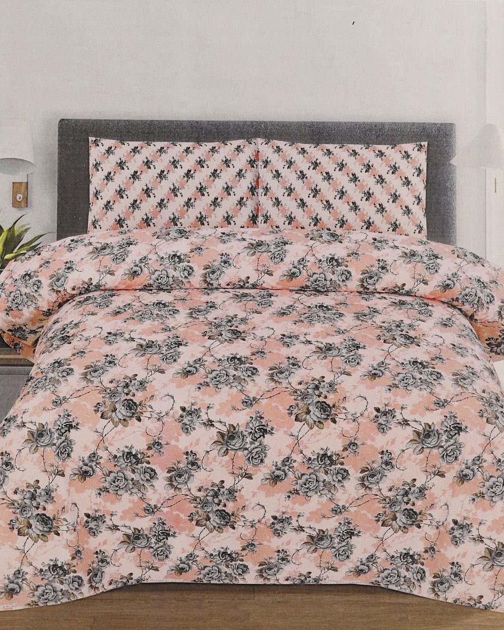 Valuables Printed King Size Bed Sheet 90x95, King Size Bed Sheet, Valuables, Chase Value