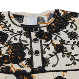 Girls Embroidered Shalwar Suit - Fawn & Black, Girls Shalwar Kameez, Chase Value, Chase Value