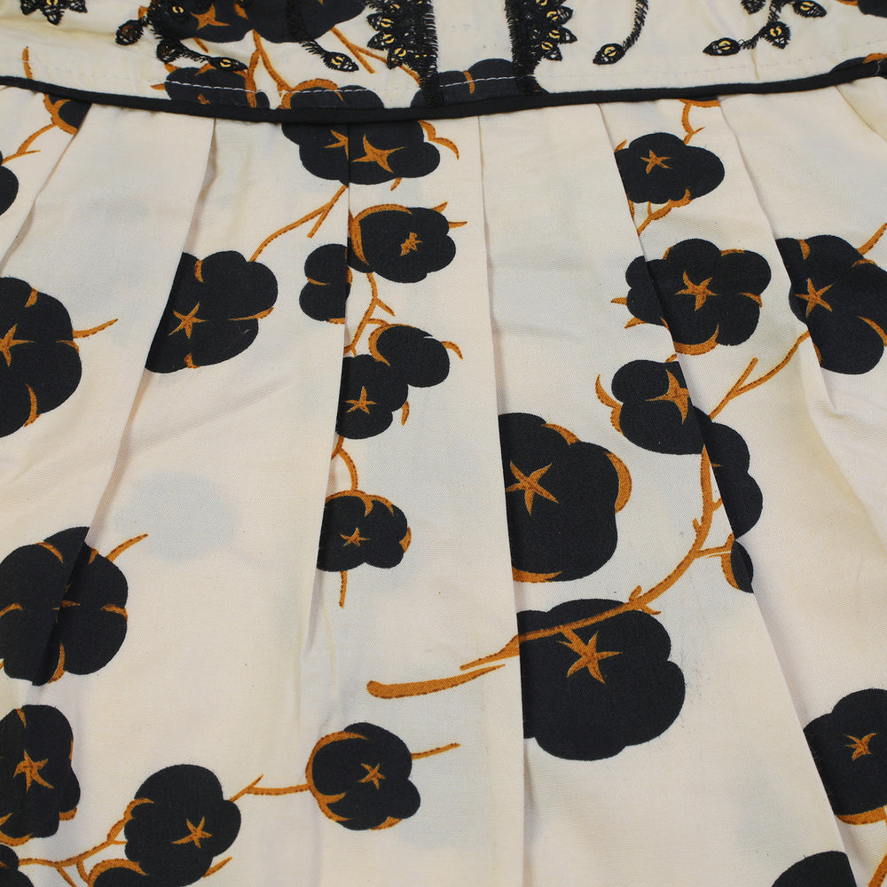 Girls Embroidered Shalwar Suit - Fawn & Black, Girls Shalwar Kameez, Chase Value, Chase Value