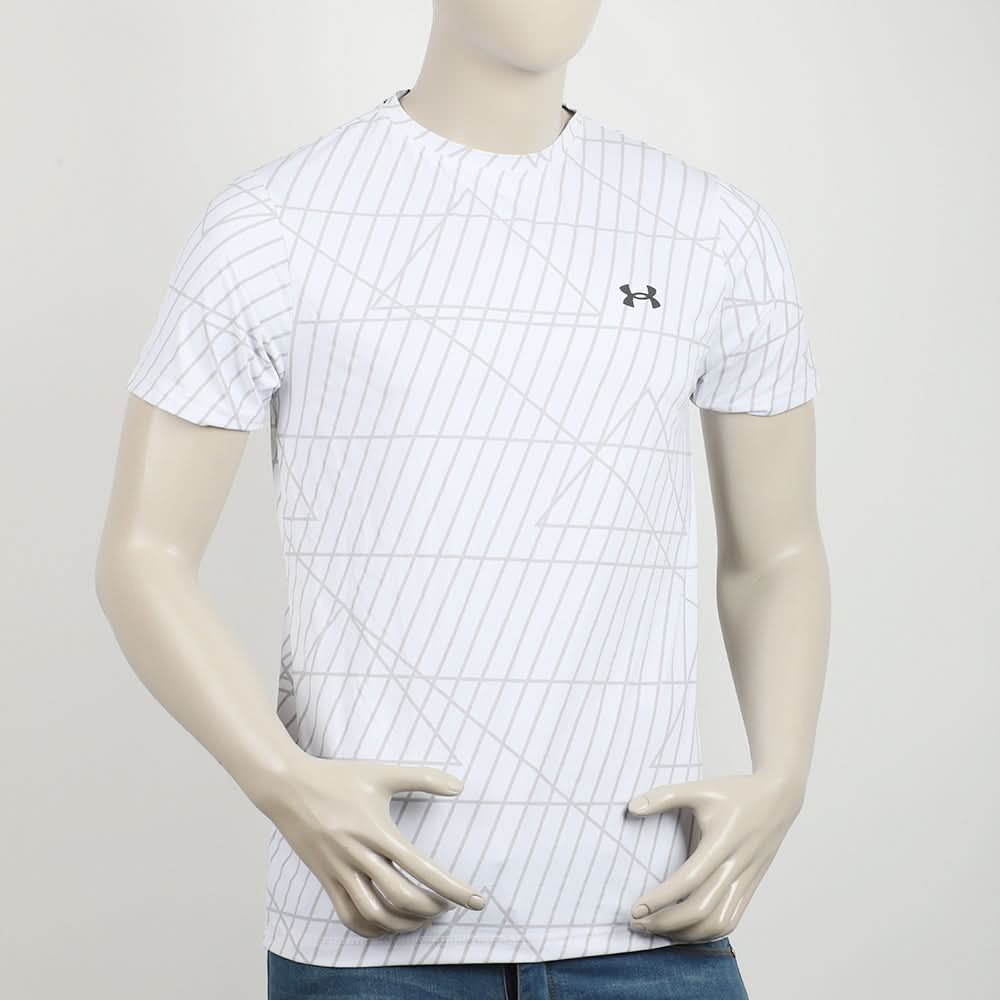 Men's Half Sleeves T-Shirt - White, Men's T-Shirts & Polos, Chase Value, Chase Value