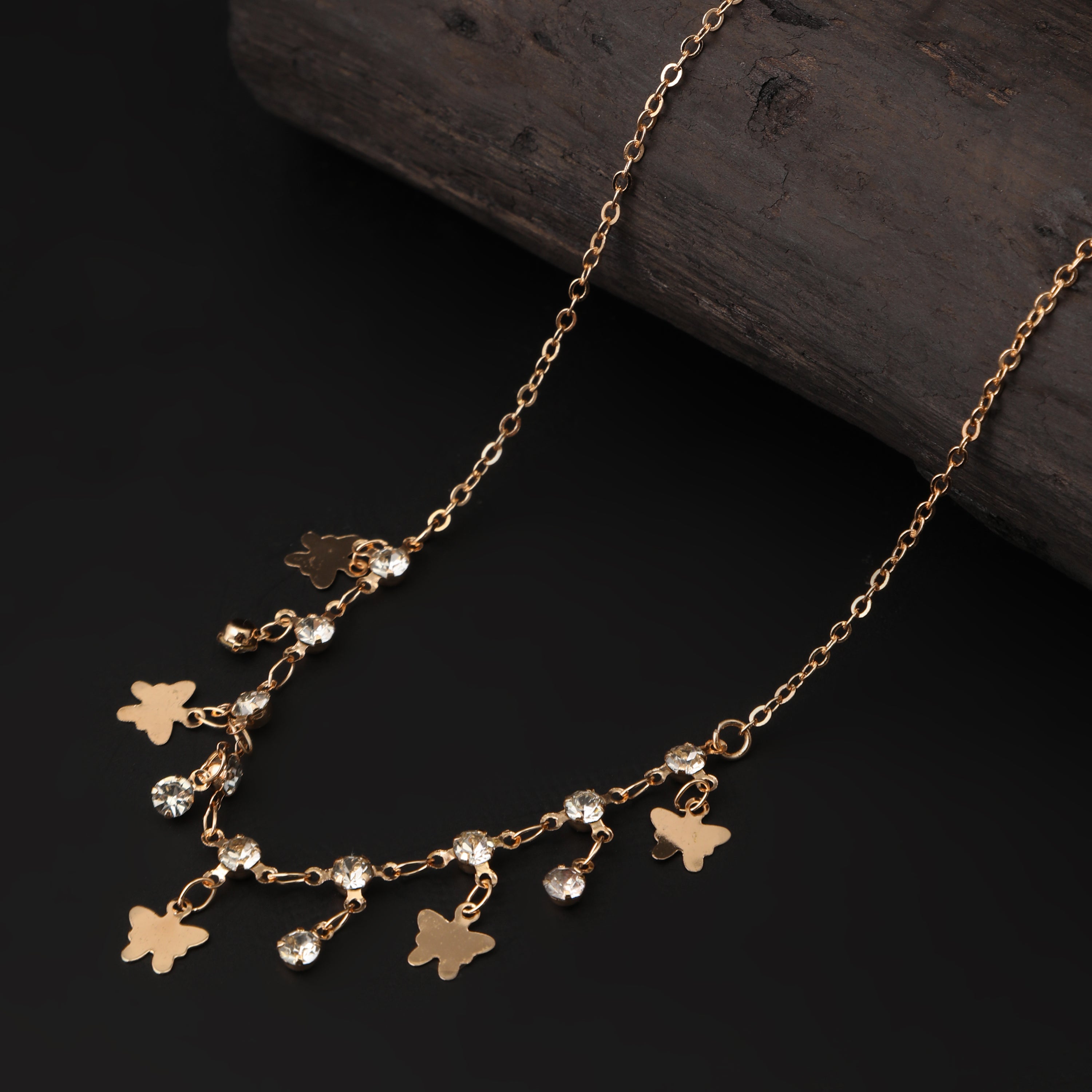 Girls Fancy Chain Locket - Golden, Girls Necklace & Chains, Chase Value, Chase Value