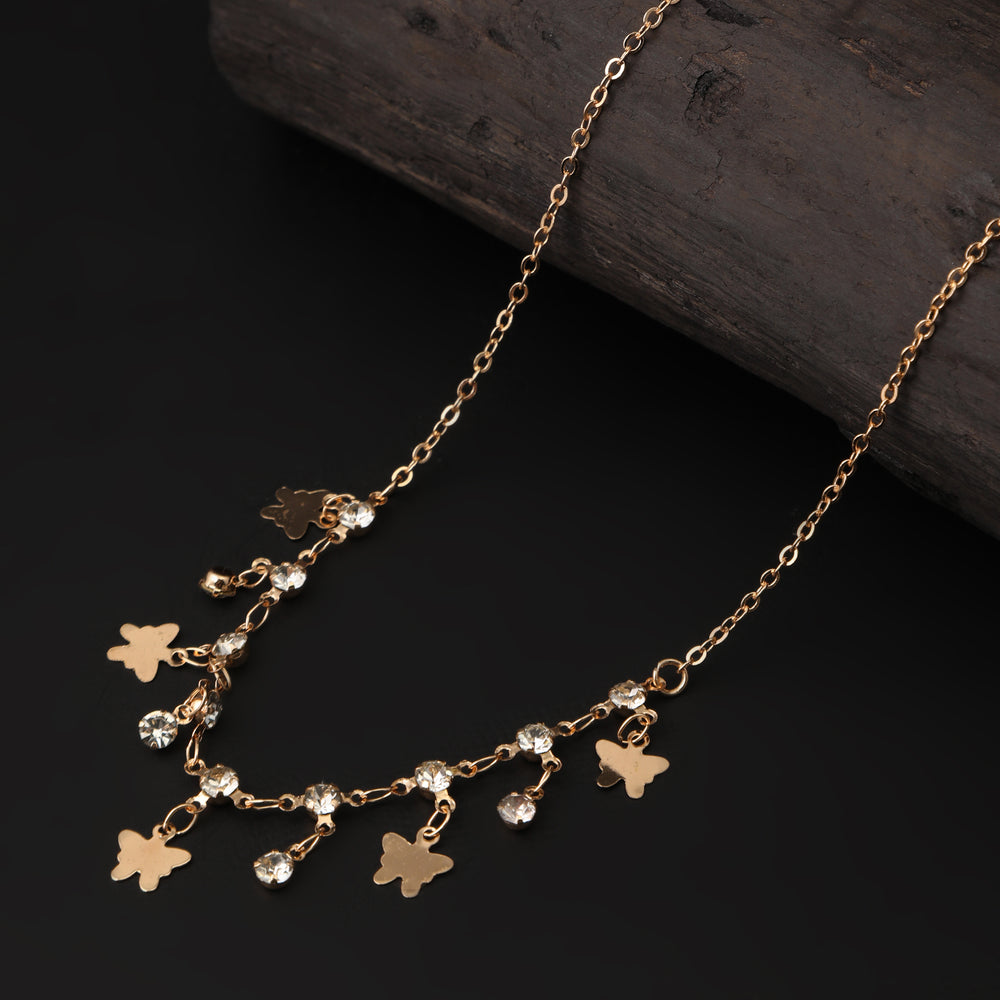 Girls Fancy Chain Locket - Golden, Girls Necklace & Chains, Chase Value, Chase Value