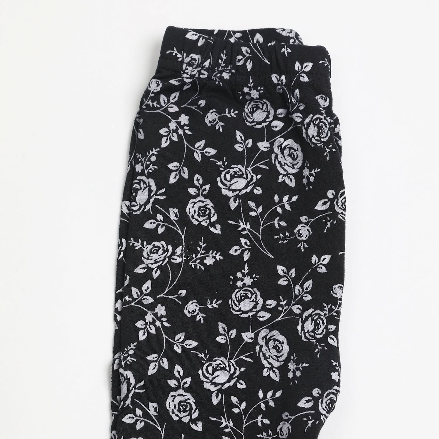 Girls Denim Tight - Black, Girls Tights Leggings & Pajama, Chase Value, Chase Value