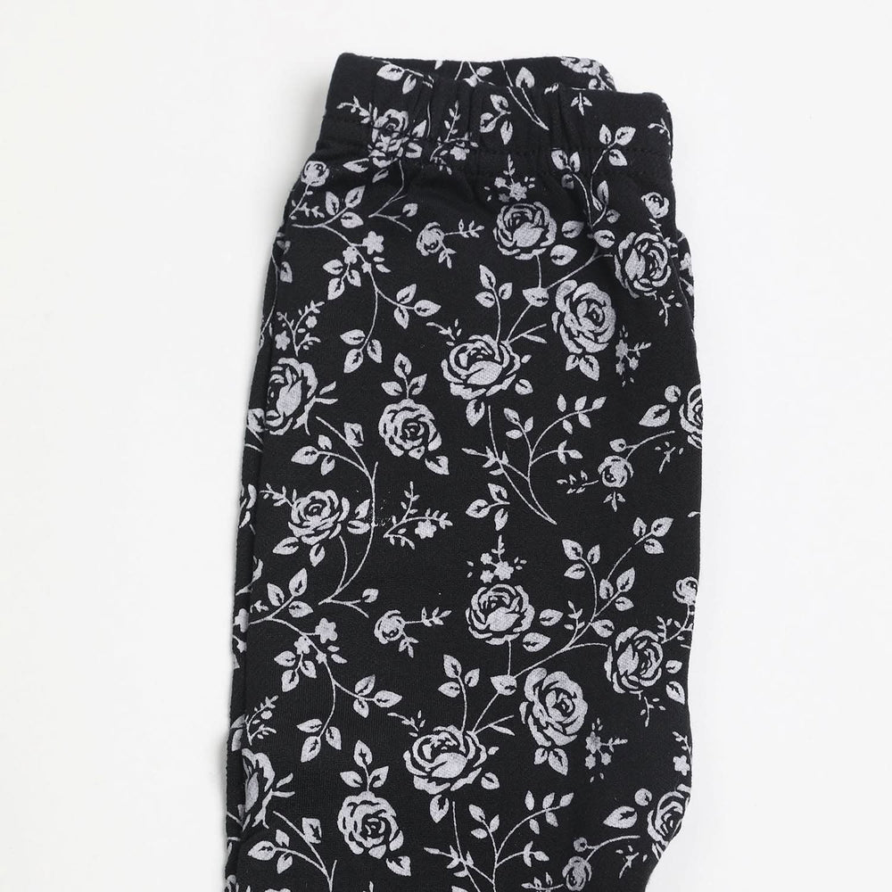 Girls Denim Tight - Black, Girls Tights Leggings & Pajama, Chase Value, Chase Value