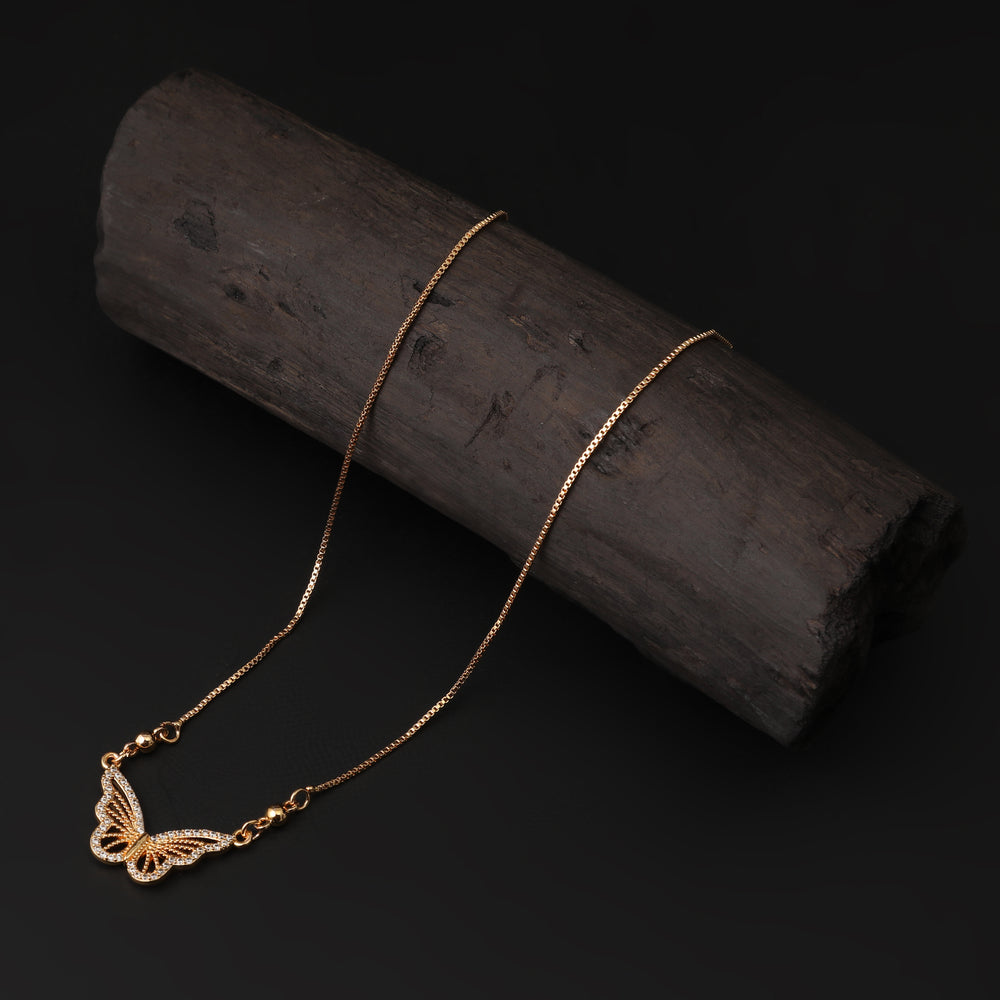 Girls Fancy Chain Locket - Golden, Girls Necklace & Chains, Chase Value, Chase Value