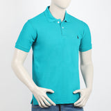 Men's Half Sleeves Polo T-Shirt - Sea Green, Men's T-Shirts & Polos, Chase Value, Chase Value