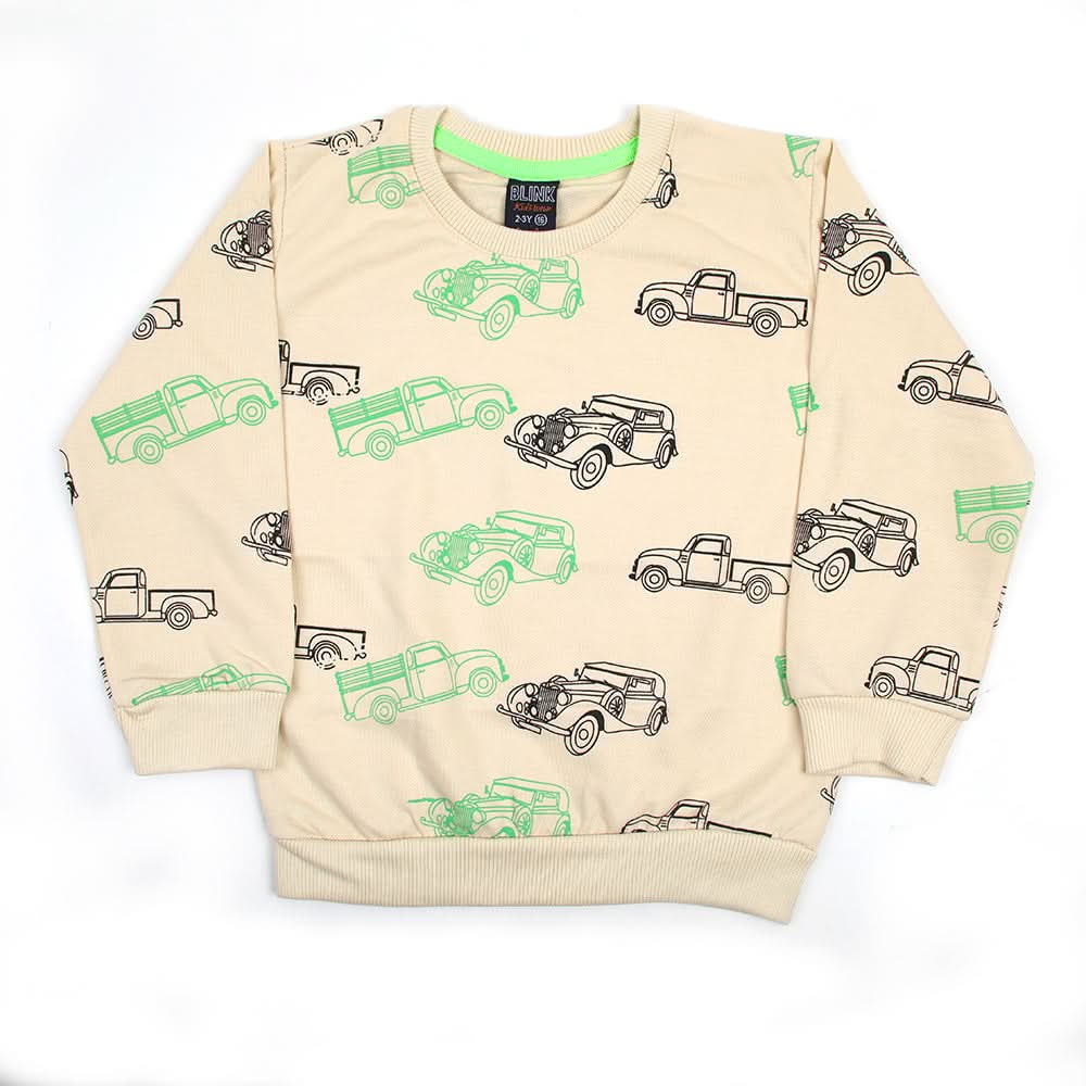 Boys Full Sleeves T-Shirt - Cream, Boys T-Shirts, Chase Value, Chase Value