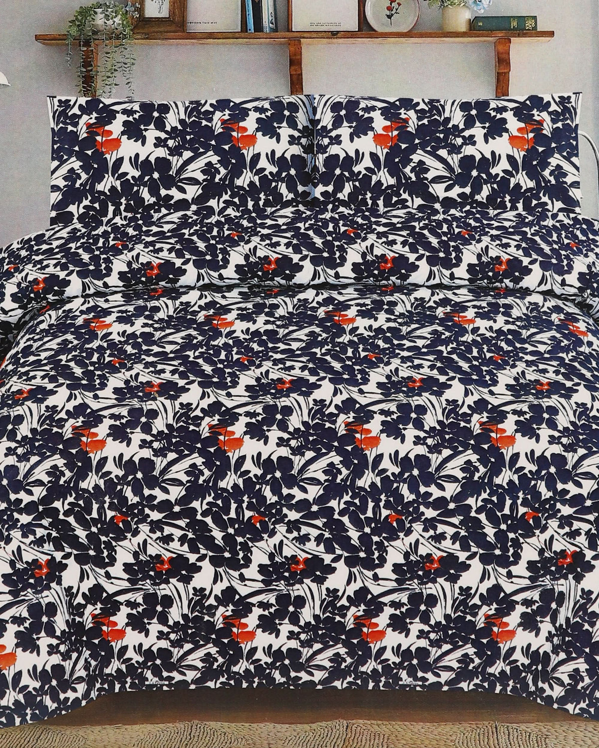 Valuables Printed King Size Bed Sheet 90x95, King Size Bed Sheet, Valuables, Chase Value