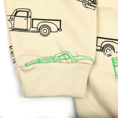 Boys Full Sleeves T-Shirt - Cream