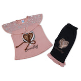 Girls Half Sleeves Suit - Tea Pink, Girls Suits, Chase Value, Chase Value