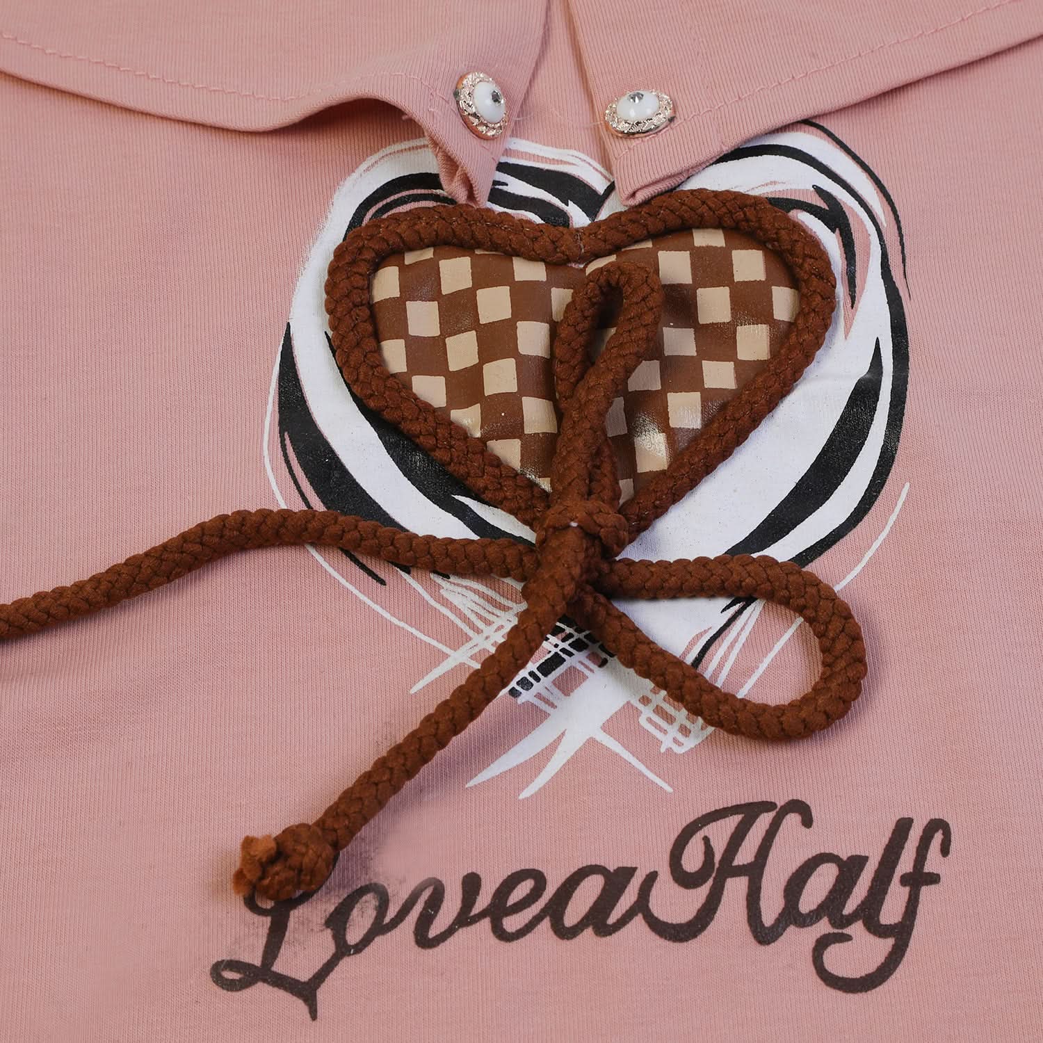 Girls Half Sleeves Suit - Tea Pink, Girls Suits, Chase Value, Chase Value
