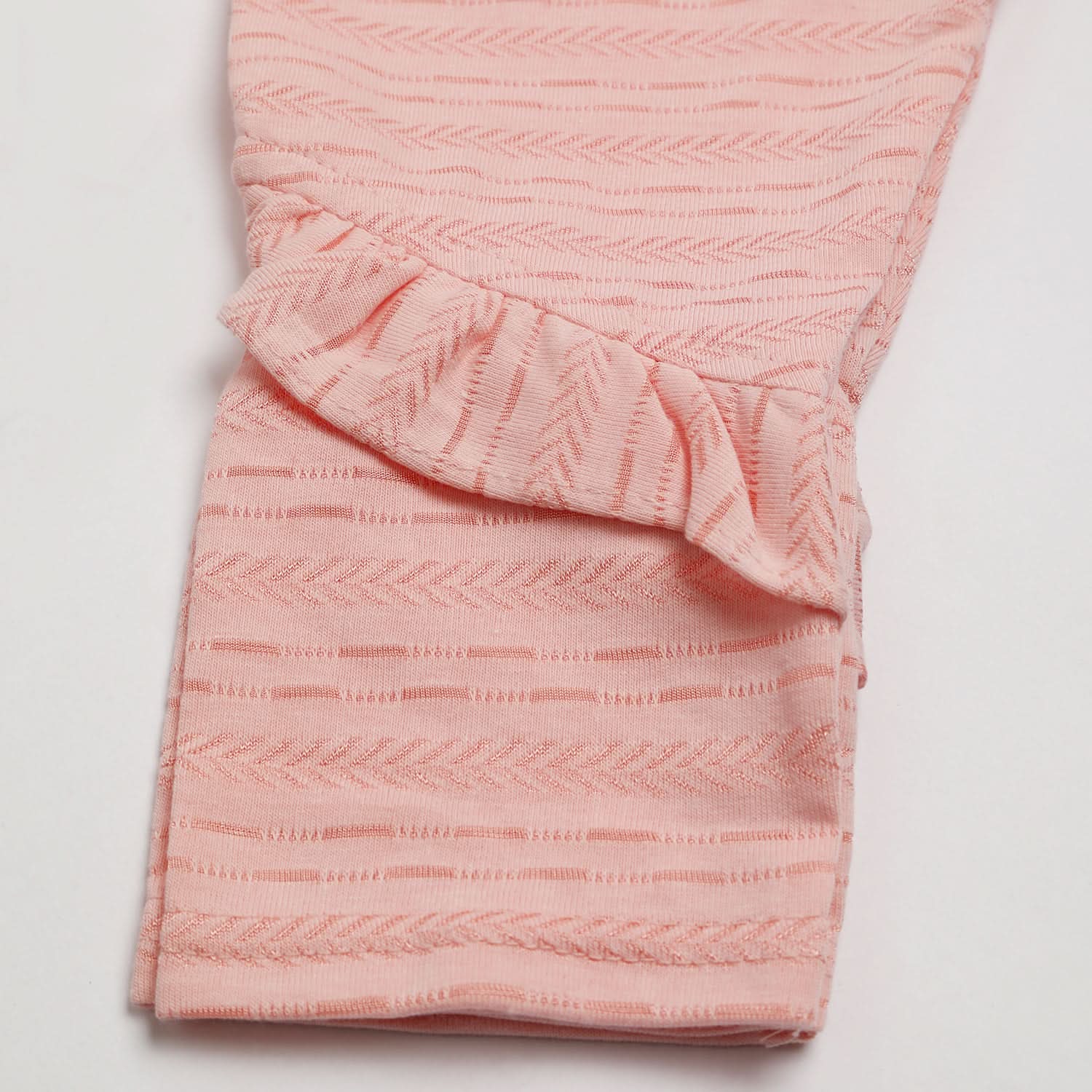 Girls Full Sleeves Tight Suit - Peach, Girls Suits, Chase Value, Chase Value