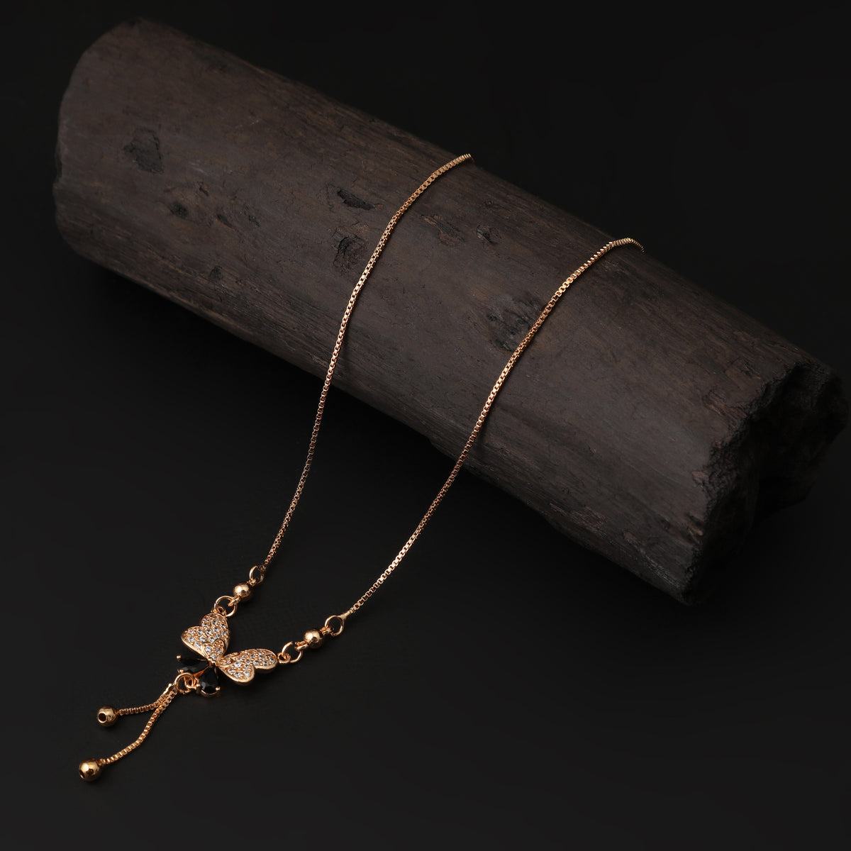 Girls Fancy Chain Locket - Golden, Girls Necklace & Chains, Chase Value, Chase Value