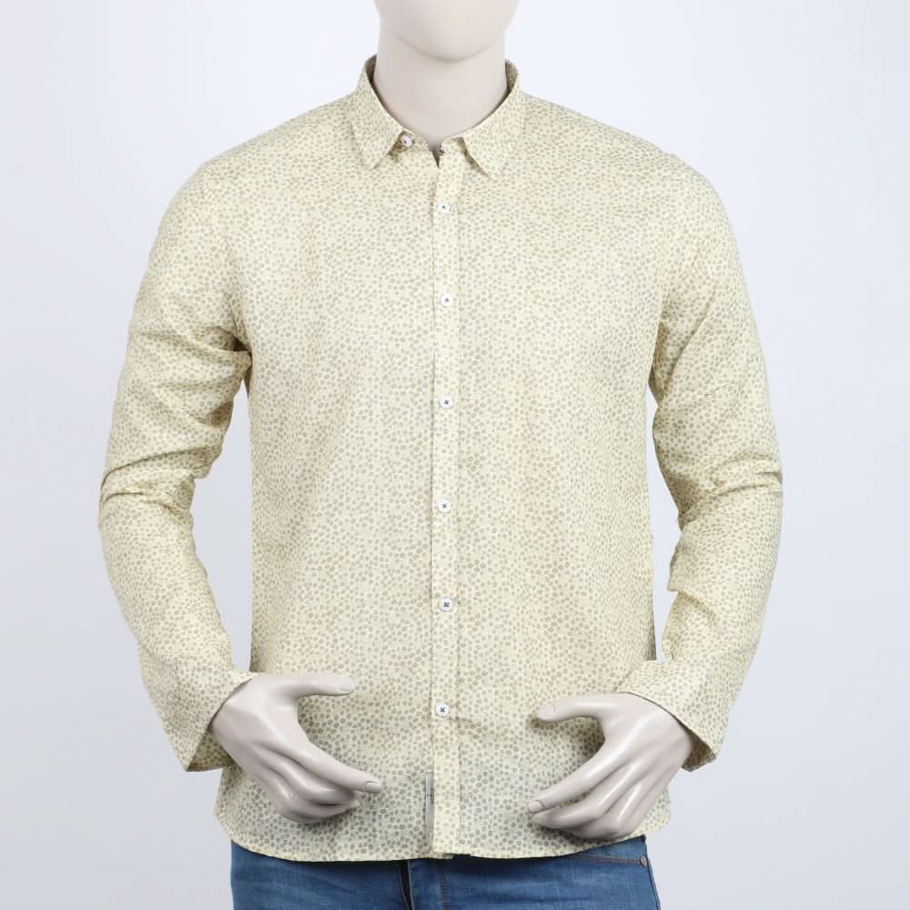 Eminent Men's Casual Printed Shirt - Lemon Yellow, Men's Shirts, Eminent, Chase Value