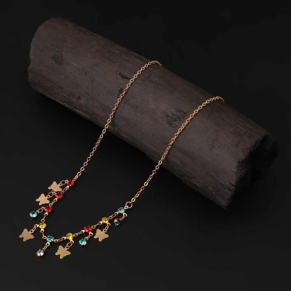 Girls Fancy Chain Locket - Golden, Girls Necklace & Chains, Chase Value, Chase Value